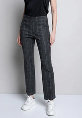 PICADILLY Plaid Bengaline Straight-Leg Full-Length Pants Style Number: LM093RY